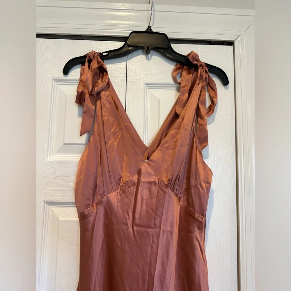Reformation Pernille Silk Dress - Picture 3 of 5